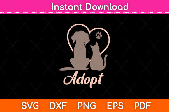 Adopt Rescue Pet Owner Rescue Mom or Dad Graphics for Crafts