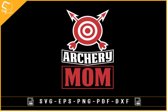 Archery Mom T-shirt Sublimation Graphics for Crafts