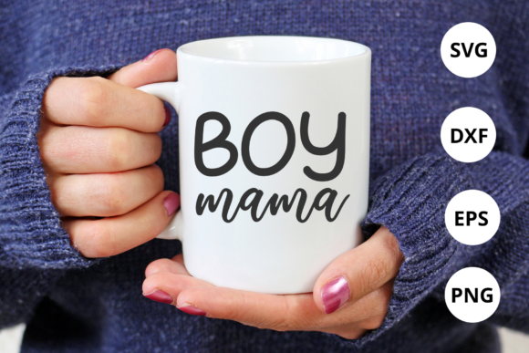 Mama Boy Svg Graphic for Silhouette Review
