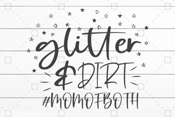 Mom of Both Svg File for Crafts and Graphics