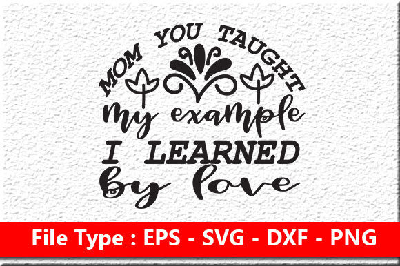 Mother's Day SVG Design for Crafts and Graphics